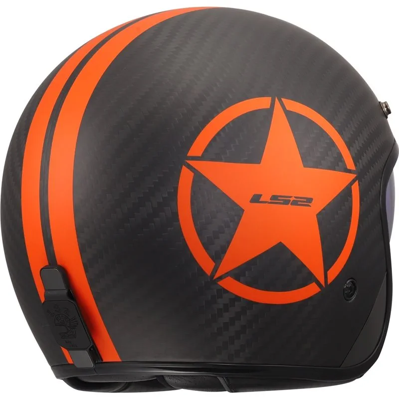 LS2 OF601 Bob II Carbon Star Orange