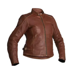 Halvarssons Skinnjacka Nyvall Dam Cognac
