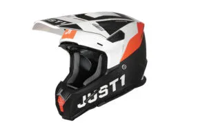 Just 1 Just1 Hjälm J-22 C Adrenaline Orange/Vit/Carbon Matt