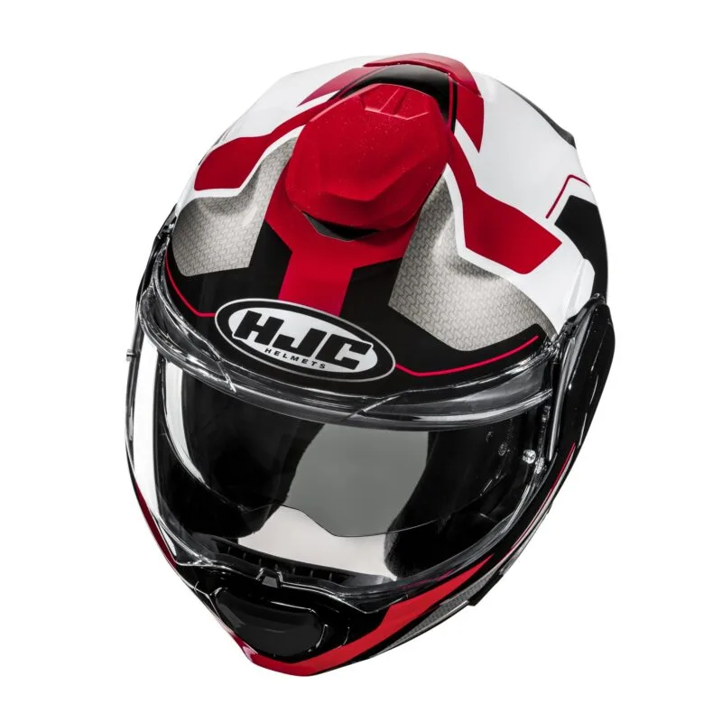 HJC Hjälm F100 Bios Svart/Vit/Röd MC1