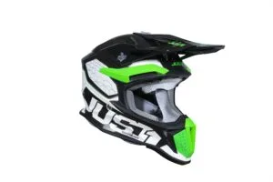 Just 1 Just1 Hjälm J-18 F Hexa Grön Fluo/Vit/Titanium