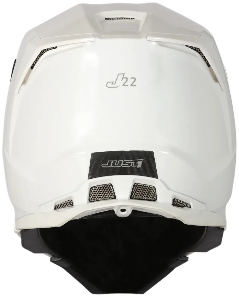 Just 1 Just1 Hjälm J-22 F Solid Vit Gloss