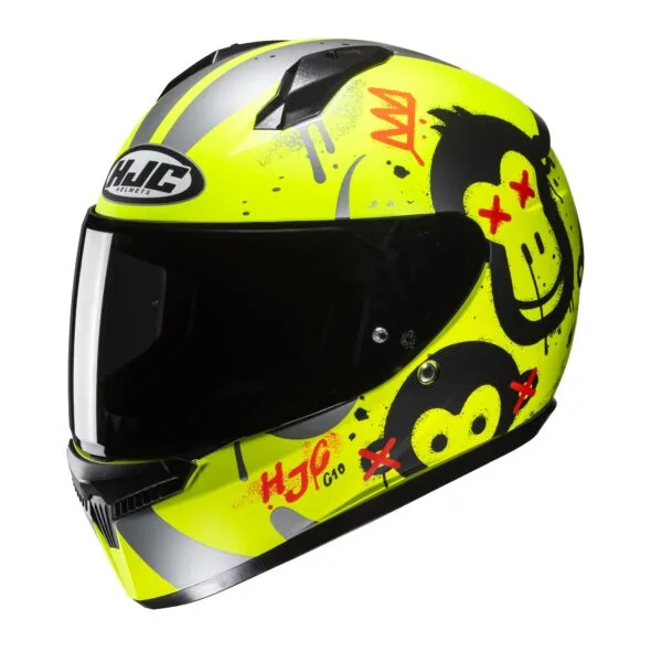 HJC Hjälm C10 Geti MC3HSF Fluo Gul