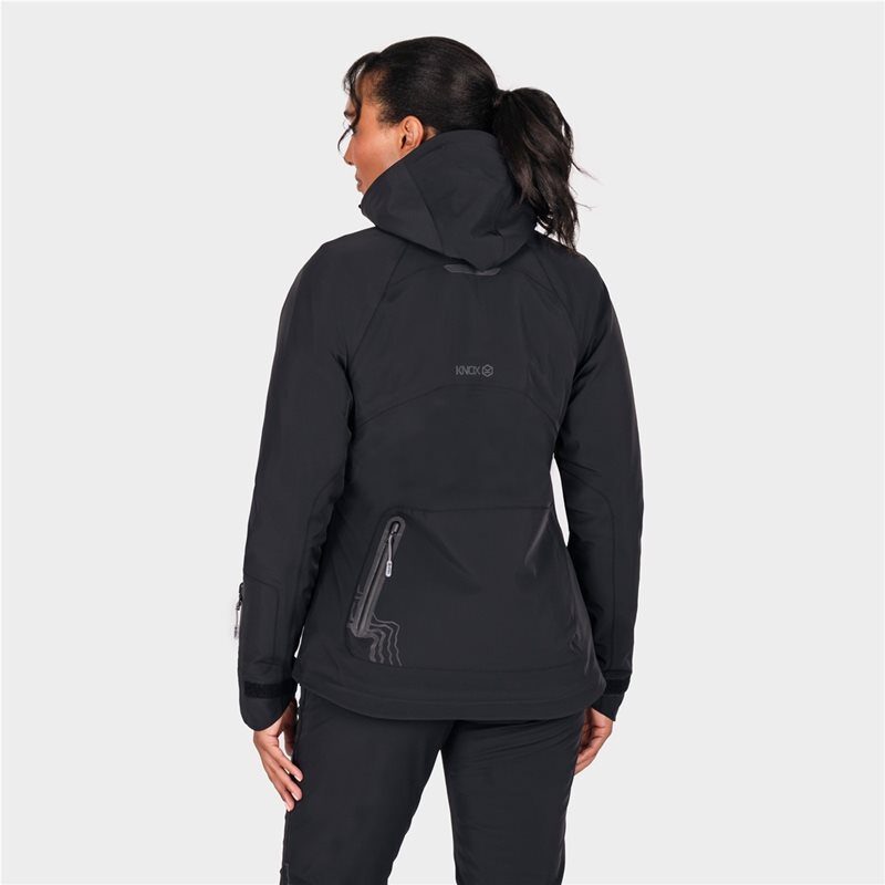Knox Jacka Modra Waterproof Dam Svart