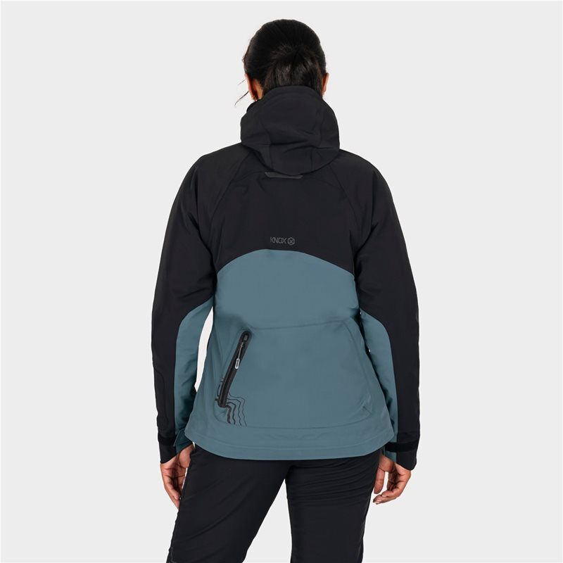 Knox Jacka Modra Waterproof Dam Svart/Blå