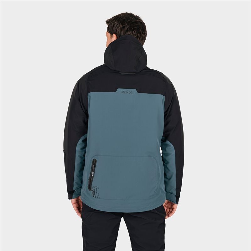 Knox Jacka Modra Waterproof Herr Svart/Blå