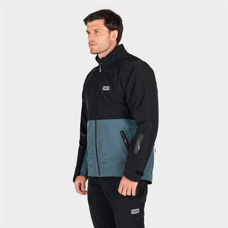 Knox Jacka Modra Waterproof Herr Svart/Blå
