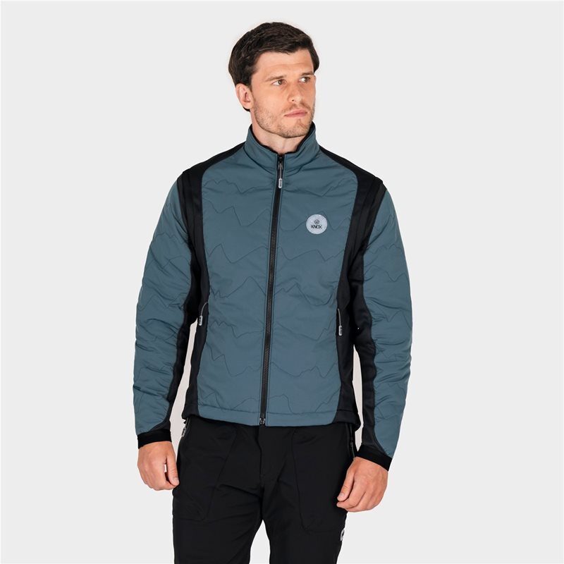 Knox Jacka Modra Waterproof Herr Svart/Blå