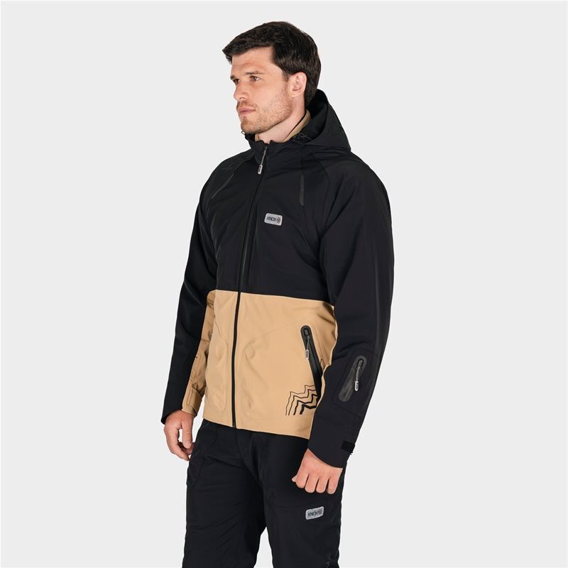 Knox Jacka Modra Waterproof Herr Svart/Sand