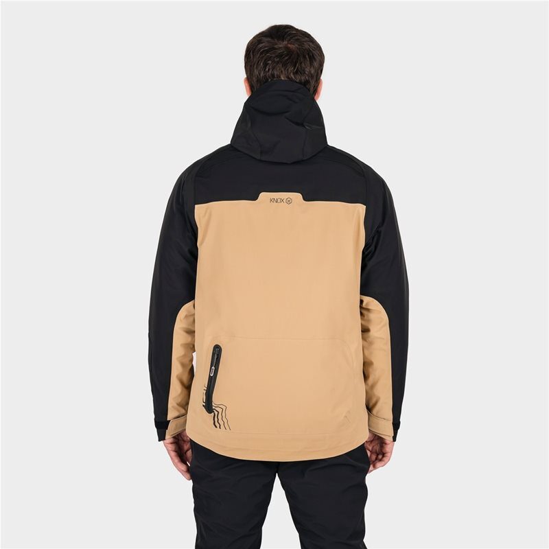 Knox Jacka Modra Waterproof Herr Svart/Sand