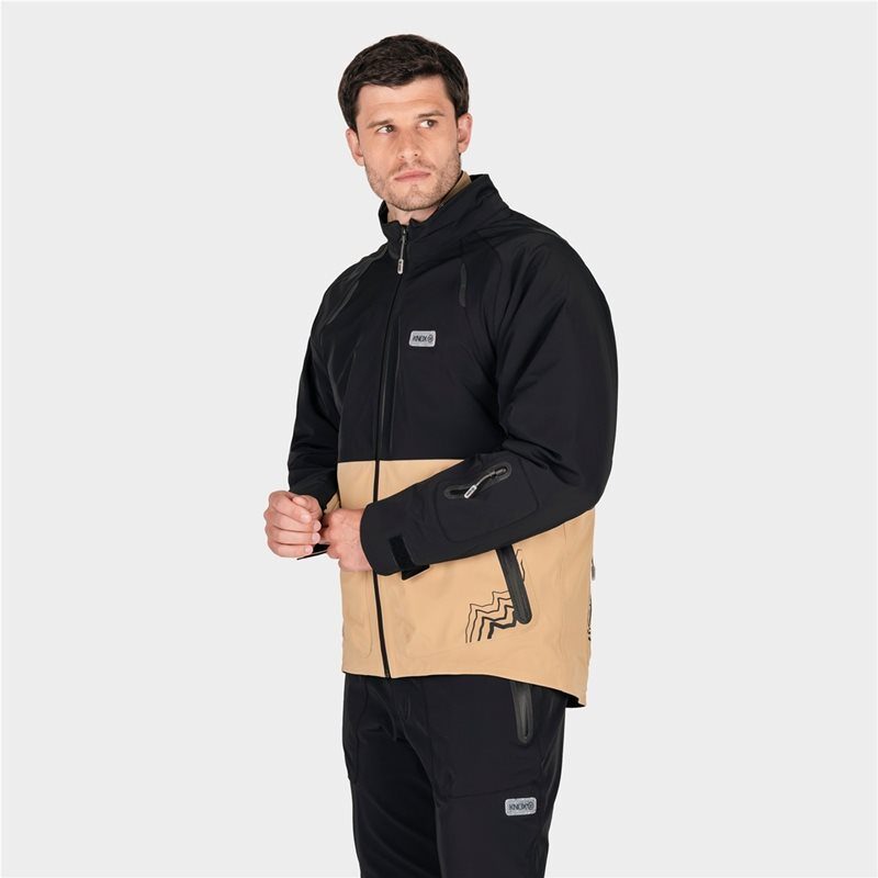 Knox Jacka Modra Waterproof Herr Svart/Sand