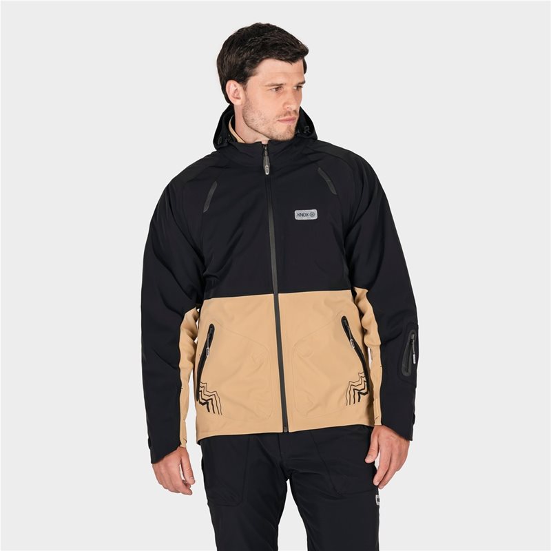 jacka-knox-modra-waterproof-herr-svartsand Knox Jacka Modra Waterproof Herr Svart/Sand
