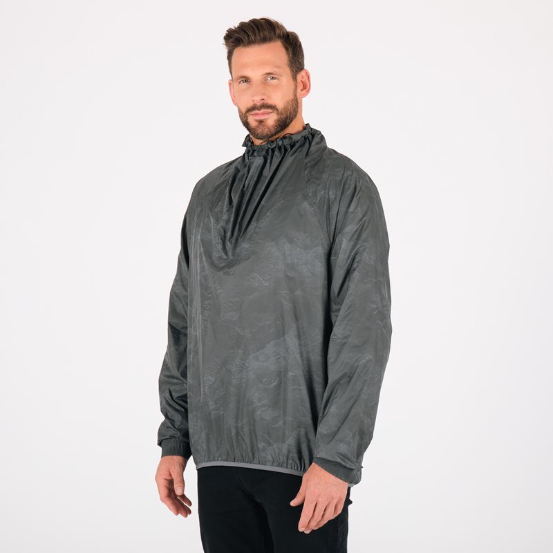 Knox Jacka Tor Waterproof Shell Herr Kolgrå