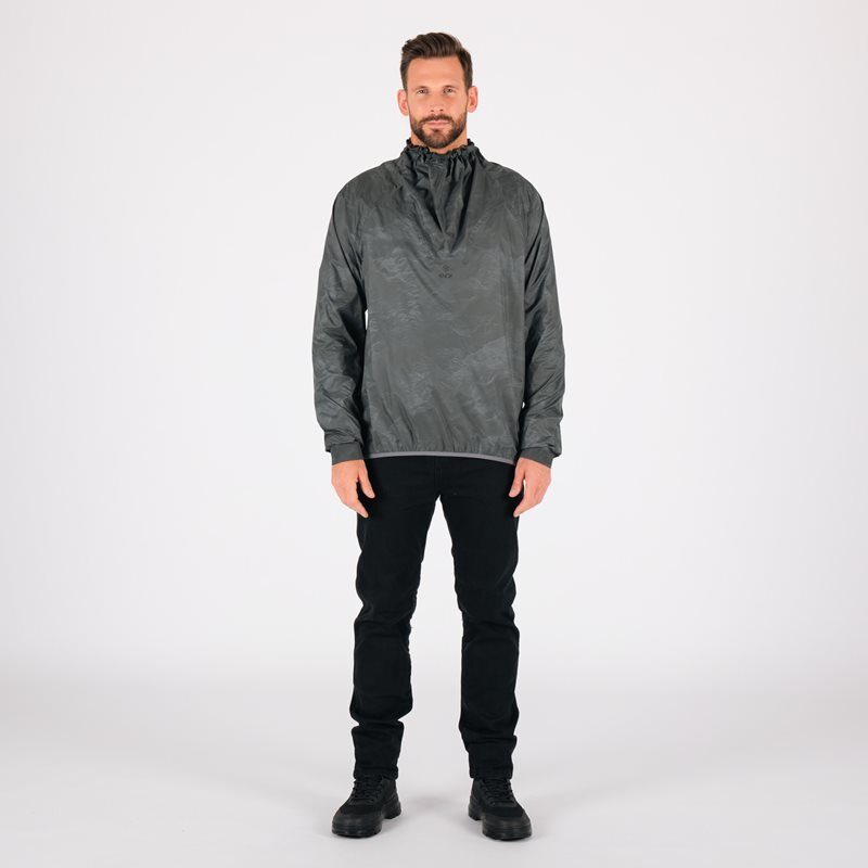 Knox Jacka Tor Waterproof Shell Herr Kolgrå
