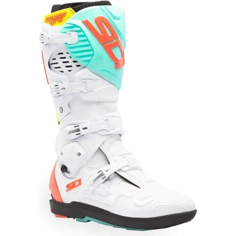 Stövel Sidi Crossfire 3 SRS Vit/Mint/Korall