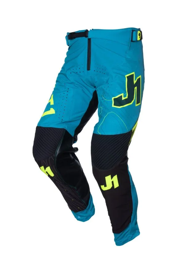 Just 1 Just1 Byxor J-Flex 2.0 Frontier Teal Svart/Gul Fluo