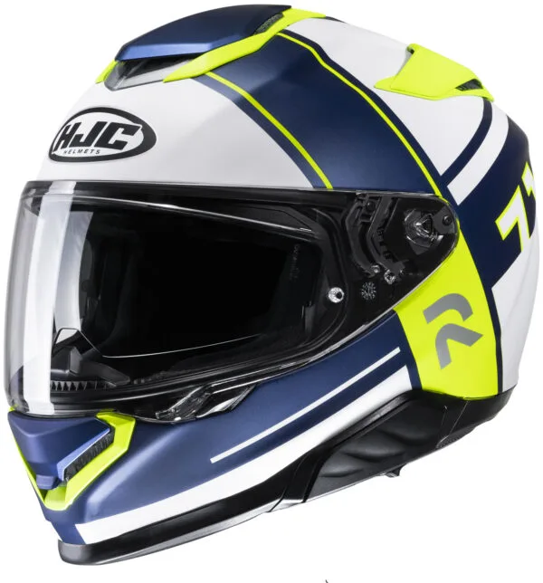 HJC Hjälm RPHA 71 Zecha Blå/Vit/Fluo Gul MC3HSF