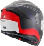 APEX Hjälm FC500 Carbon Assen vit/röd/blå matt