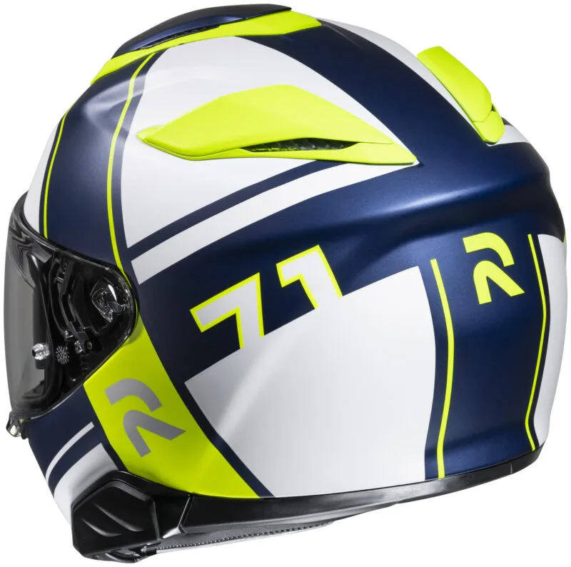 3a8ef403fb46c8ed1ed0e763546c9d4e3f3fcc52_630_23024a HJC Hjälm RPHA 71 Zecha Blå/Vit/Fluo Gul MC3HSF