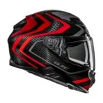 HJC Hjälm F71 Carbon Nevio Svart/Röd MC1