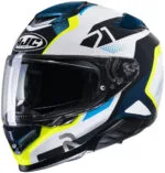 HJC Hjälm RPHA 71 Hapel Vit/Fluo Gul MC3H