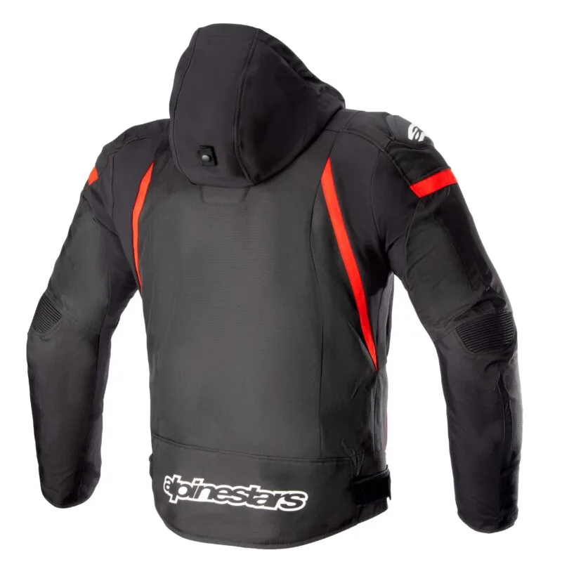 Alpinestars Textiljacka Zaca Vattentät Svart/Röd/Vit
