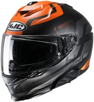 HJC Hjälm i71 Enta Orange/Svart/Grå MC7SF 58-59cm