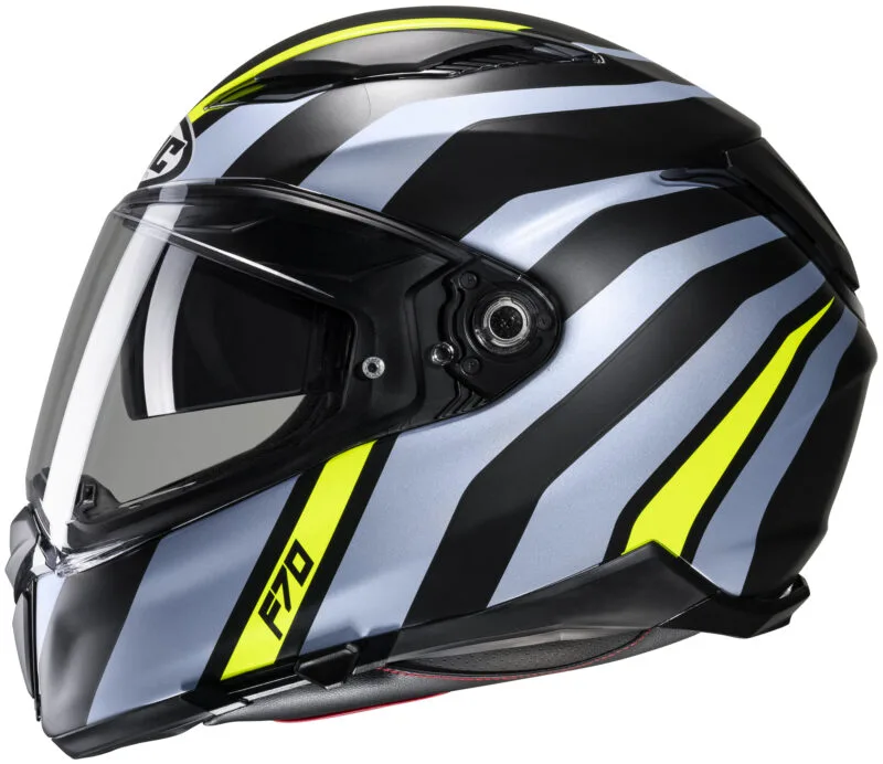 HJC Hjälm F70 Galla Svart/Fluo Gul MC3HSF