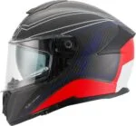APEX Hjälm FC500 Carbon Assen vit/röd/blå matt