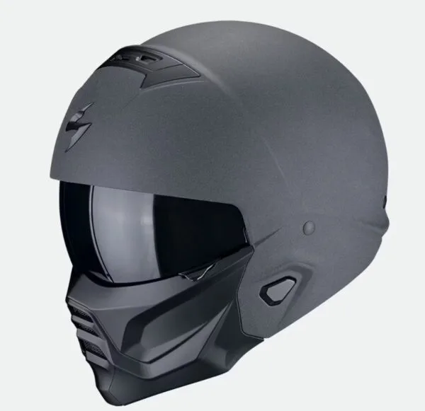 SCORPION Hjälm EXO-COMBAT II graphite dark grey