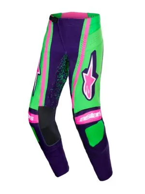 Alpinestars Byxor Techstar Nomur Lila/Grön/Fluo Rosa