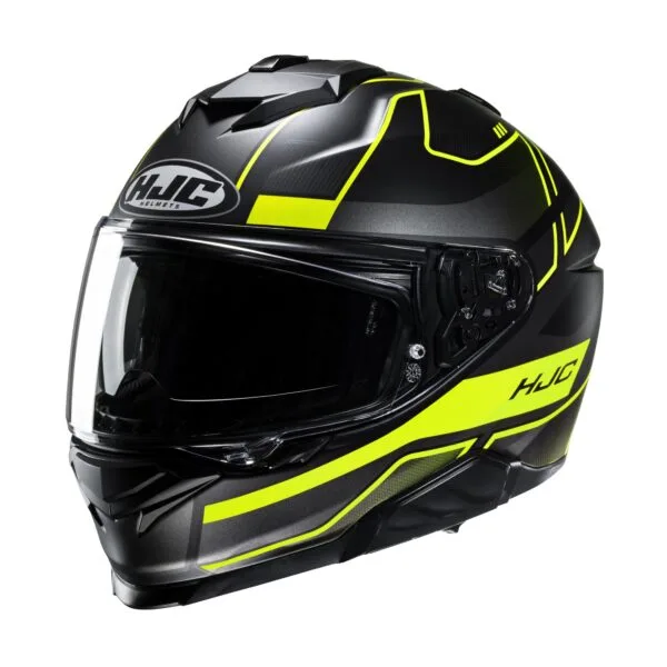 HJC Hjälm i71 Irox MC3HSF Svart/Fluo Gul