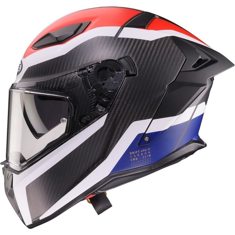 hjalm-caberg-drift-evo-ii-carbon-cbr-rodvitbla-1 Hjälm Caberg Drift Evo II Carbon Cbr Röd/Vit/Blå