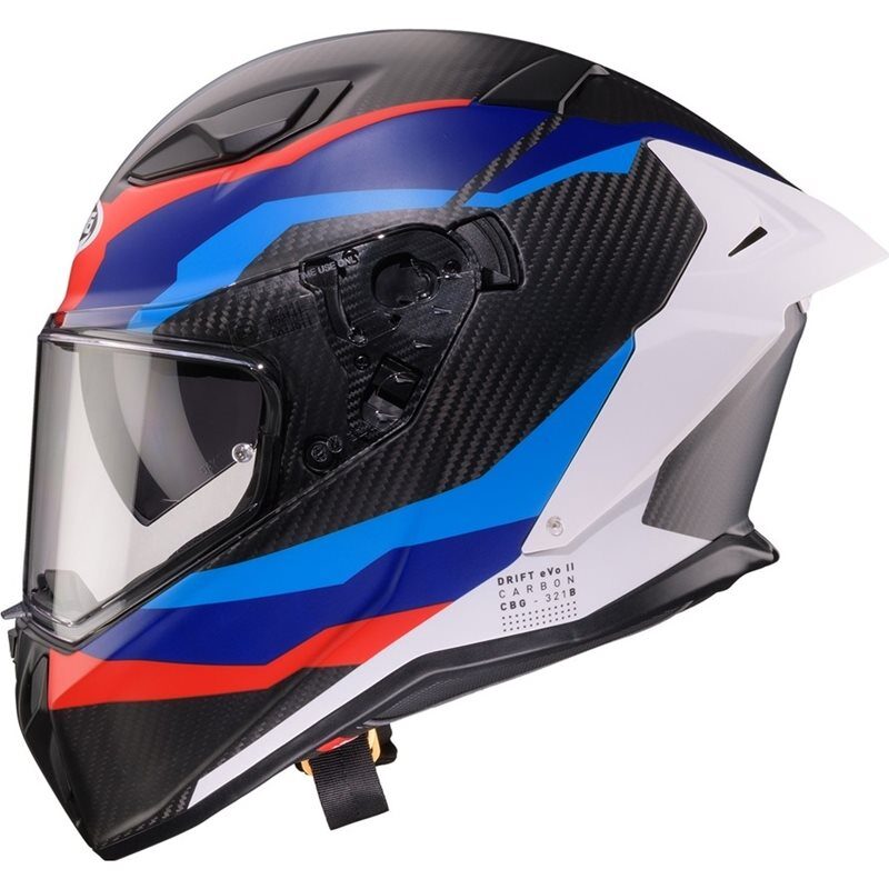 hjalm-caberg-drift-evo-ii-carbon-msport-blarodvit-1 Hjälm Caberg Drift Evo II Carbon Msport Blå/Röd/Vit