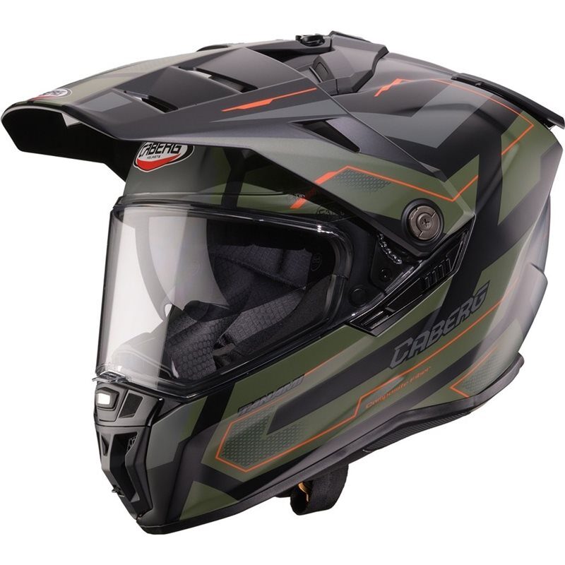 hjalm-caberg-tanami-ranger-mattsvartgronorange Hjälm Caberg Tanami Ranger Mattsvart/Grön/Orange