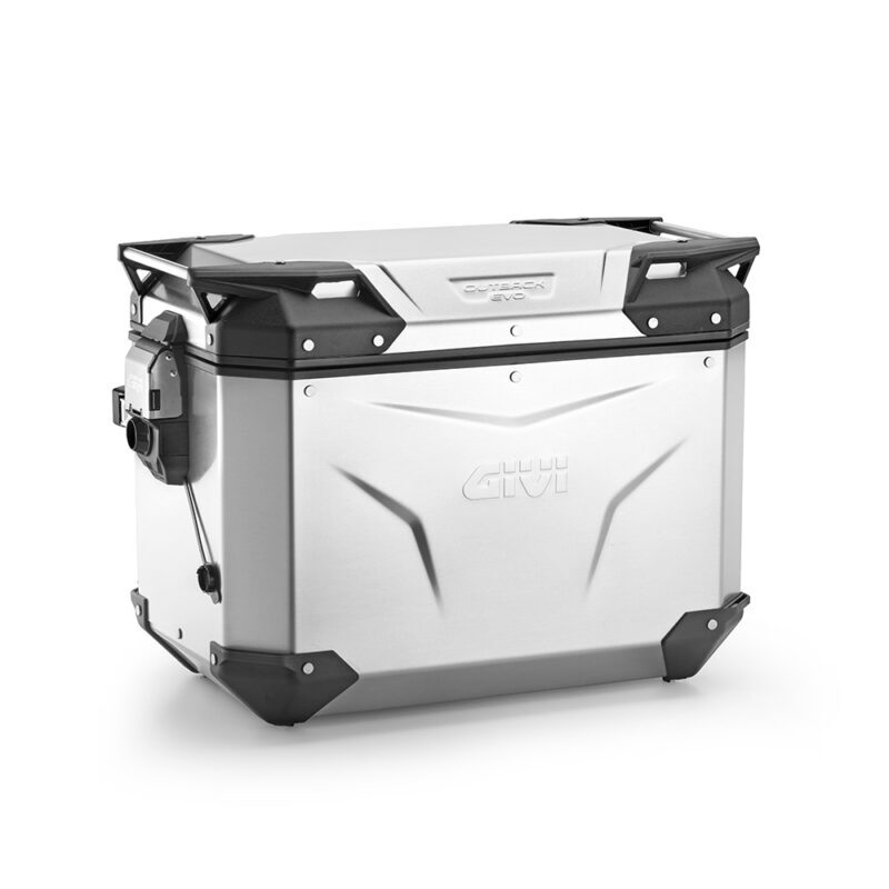 0829e4cfef83869b27bfaabd97ea8f535d198a16_321_OBKEV48AR Givi Trekker Outback EVO alum. side-case right 48 ltr sold without lock - Packväskor & Förvaring