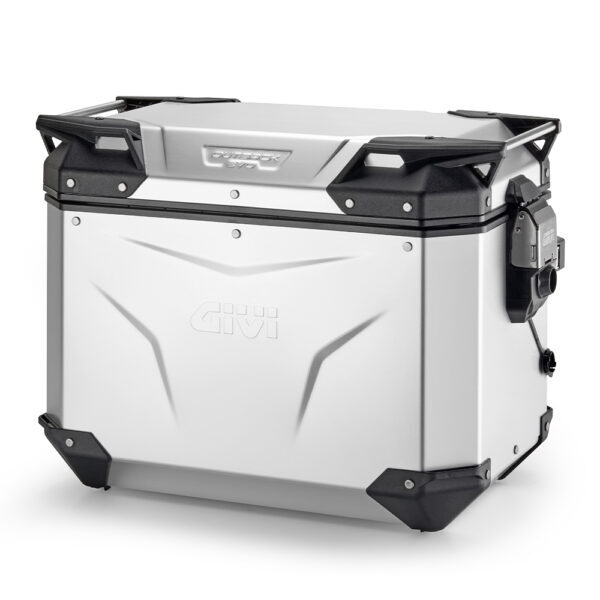 Givi Trekker Outback EVO Anodized Alu side-case Left 48ltr sold without lock