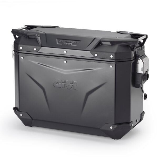 Givi Trekker Outback EVO Black alum. side-case left 37 ltr sold without lock