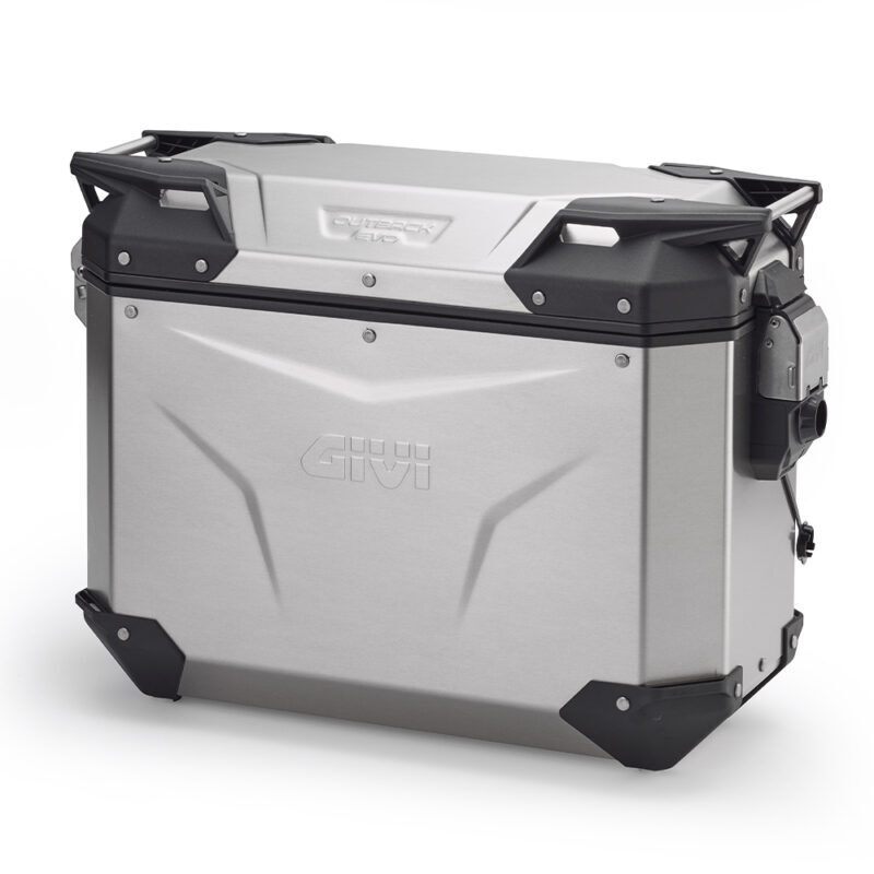 250491b5ae278bc0d7bd0180c7b6a42223ea920b_321_OBKEV37AL Givi Trekker Outback EVO alum. side-case left 37 ltr sold without lock - Packväskor & Förvaring