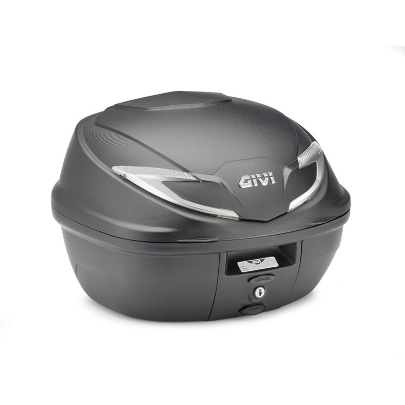 7724a4e8f571633de330636f84ce80ae6bff7352_321_B39NT Givi B39 Monolock 39lt black silver refl. - Packväskor & Förvaring