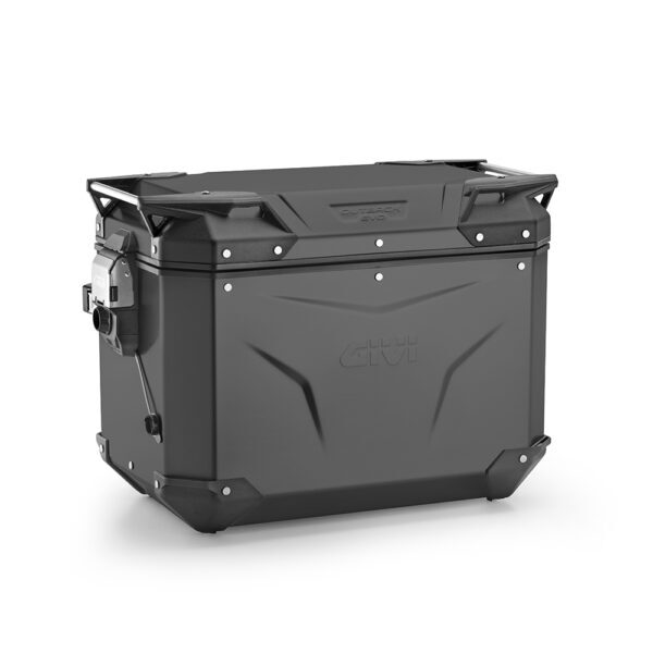 Givi Trekker Outback EVO Black alum. side-case right 48 ltr sold without lock