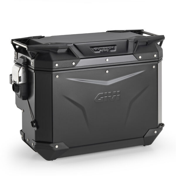 Givi Trekker Outback EVO Black Alu cam-side cutout Right 40ltr sold without loc