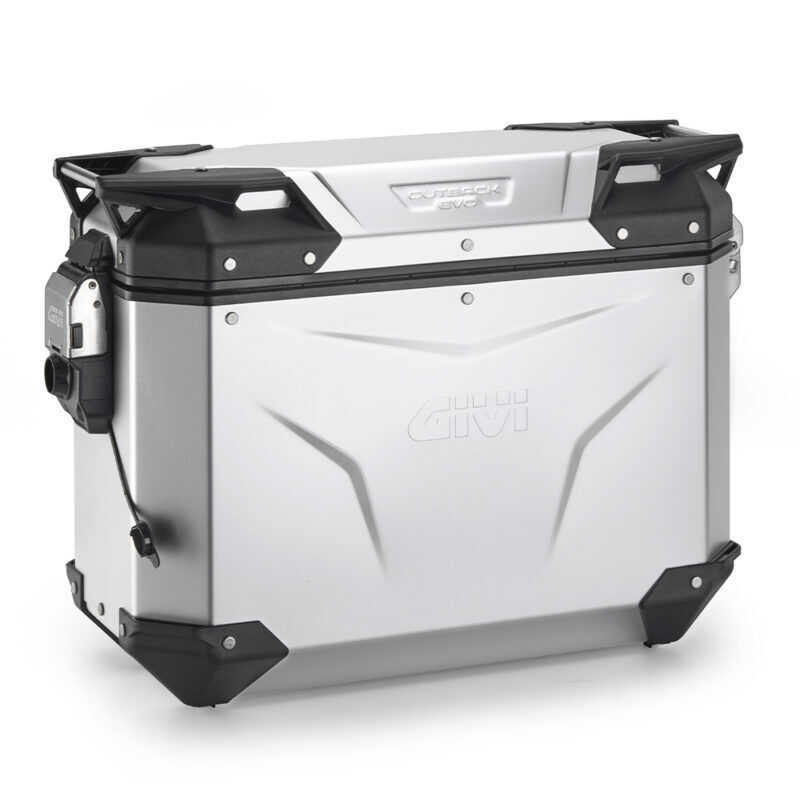 cded72c9adeb968ce85041f33fdd8403acb59aca_321_OBKEV37AAR Givi Trekker Outback EVO Anodized Alu side-case Right 37ltr sold without lock - Packväskor & Förvaring