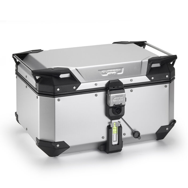 fd70c8c11099ecf7e600b405e70e1b890be8feb0_321_OBKEV58AA Givi Trekker Outback EVO Anodized Alu topcase Monokey 58ltr sold without lock - Packväskor & Förvaring