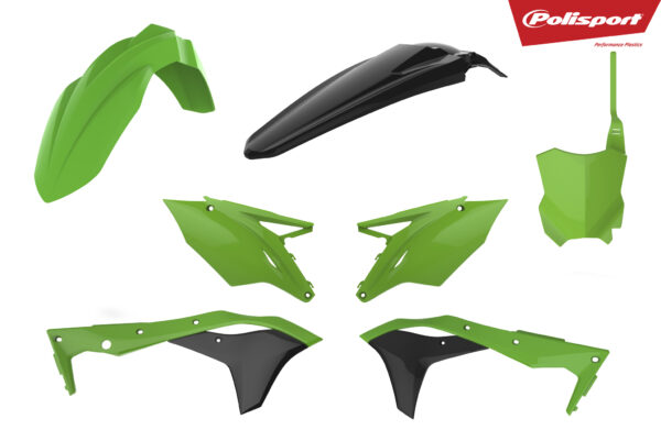 Polisport kit Kawasaki KX250F (17-18) Green/black (1)