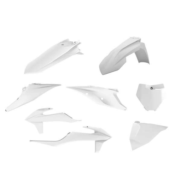 Polisport kit KTM SX/XC/SX-F/XC-F(19-22) white BD (1)