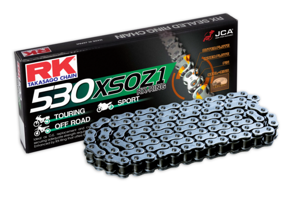 RK 530XSOZ1 RX-ringskedja 108 länkar + nitlås (CLF)