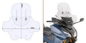 Givi Windscreen Honda Forza 750 (21-23) AF1186B