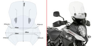 Givi Specific sliding wind-screen Suzuki DL 650 V-Strom (17)