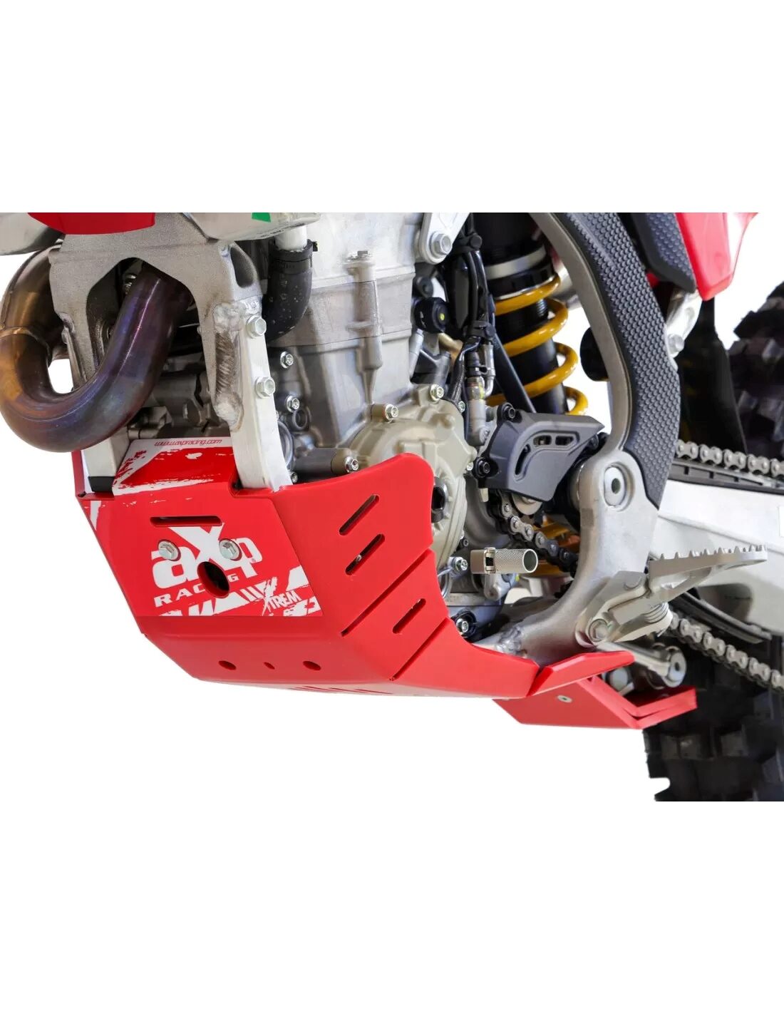AXP Xtrem HDPE Skid Plate Red Ducati DESMO 450MX 25-